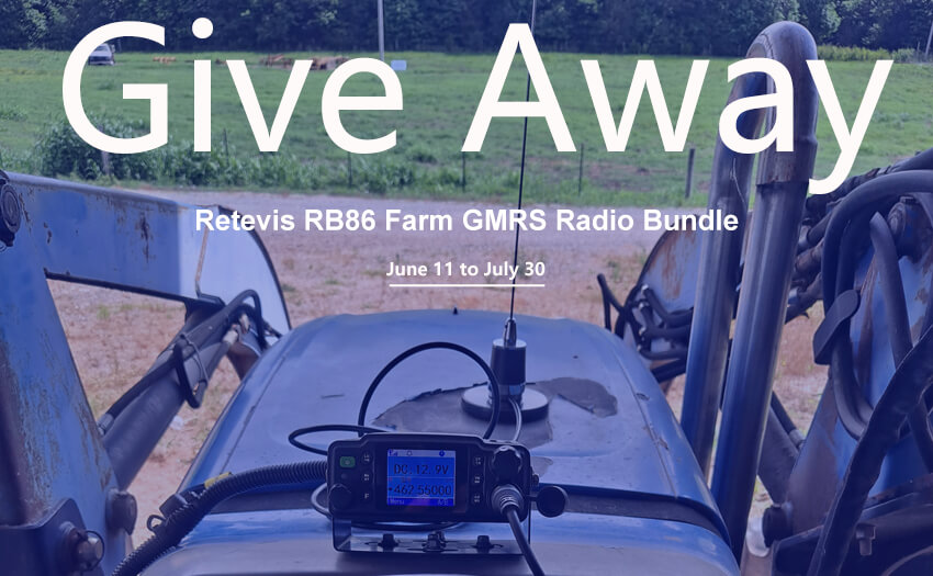 Get Retevis RB86 GMRS Mobile Radio for Free