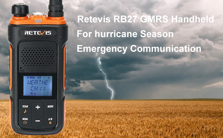 Get Retevis RB27 NOAA GMRS Walkie talkie, Preparing for the hurricane