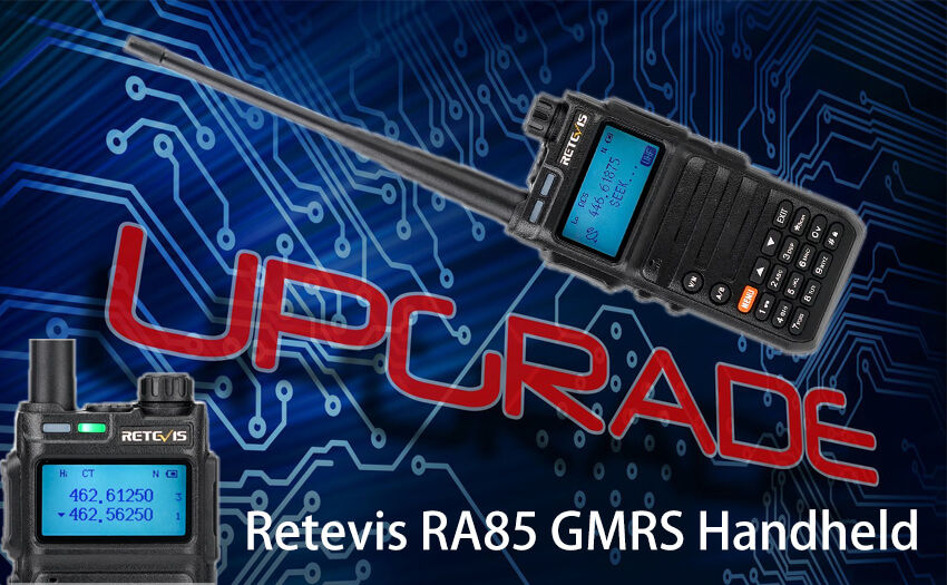 What Changes of Retevis RA85 GMRS Handheld Radio new Version