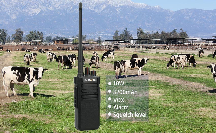 Top two way radio for large farm and ranch communication