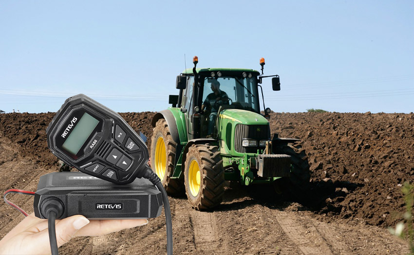 What are the features of Retevis RA86 GMRS Tractor Radio?