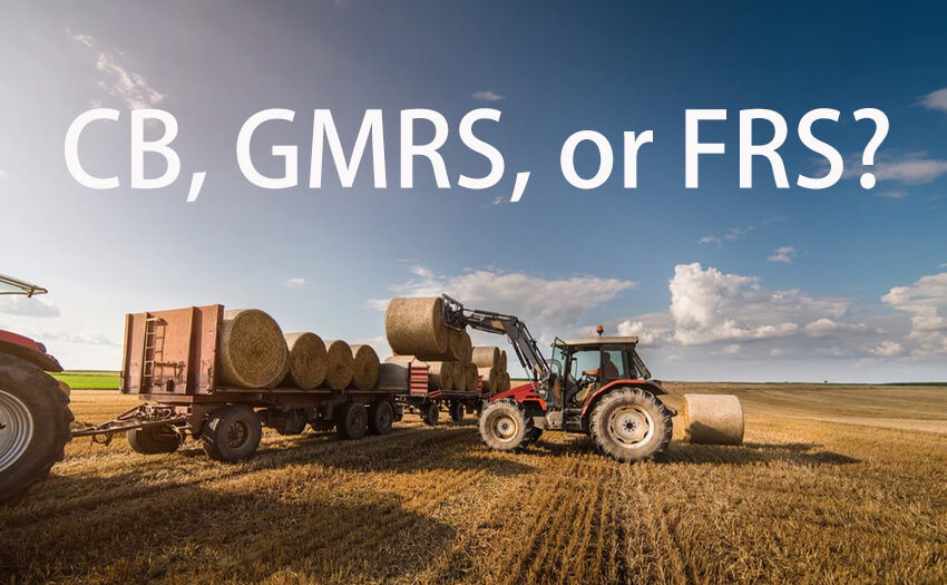What kind of two way radios do farmers use?