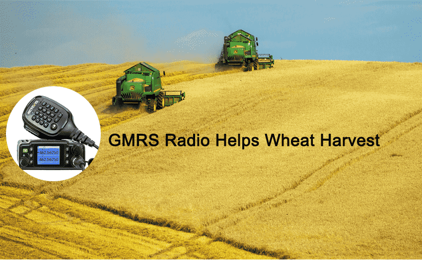Retevis GMRS Two Way Radio helps boost wheat harvest
