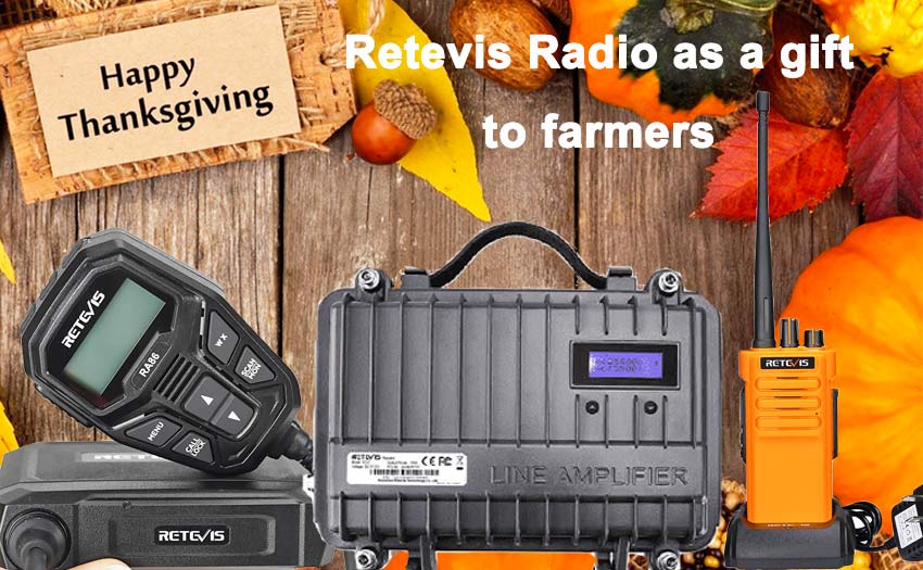 The best gift for farmers on Thanksgiving Day 2023——retevis radio!