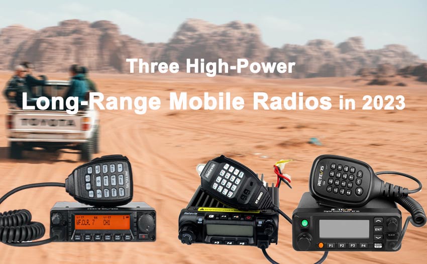 Three high-power long-range mobile radios in 2023
