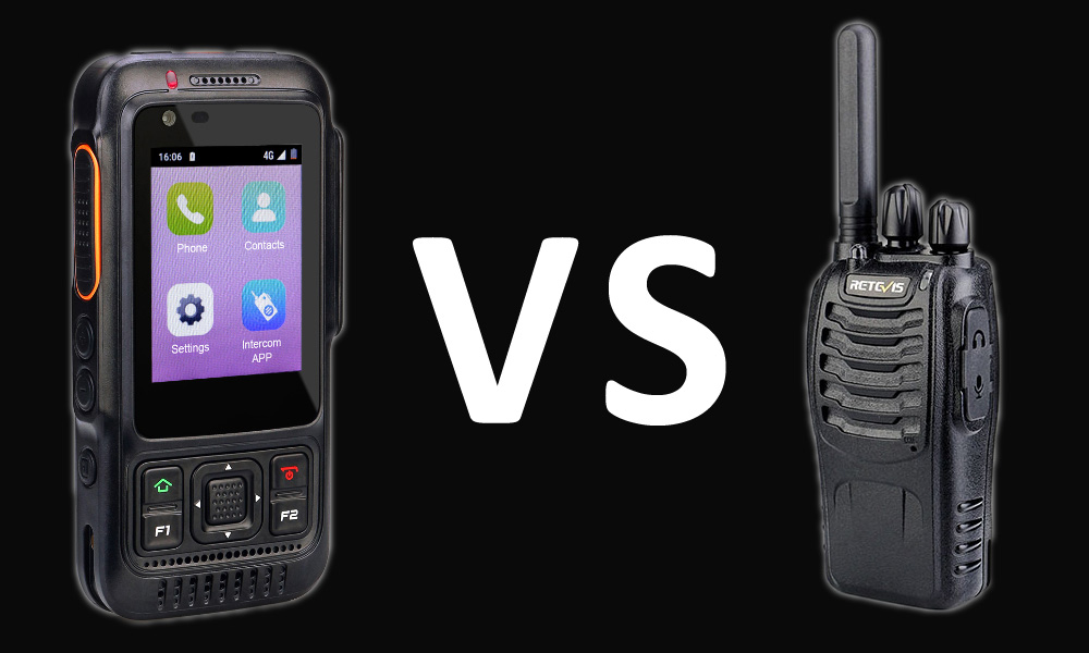 difference between WCDMA Network Radio and traditional walkie talkie