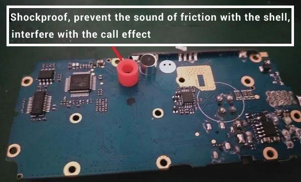 What is the function and welding method of the two way radio microphone4