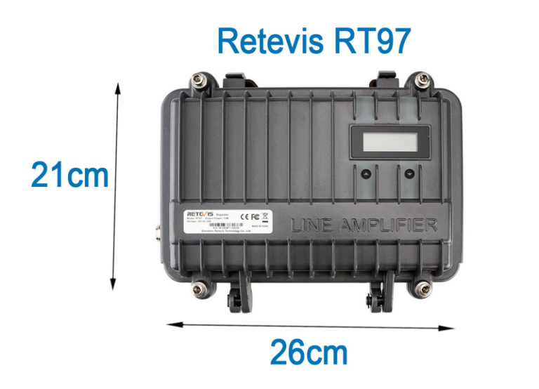Small size and light weight of retevis RT97 repeater