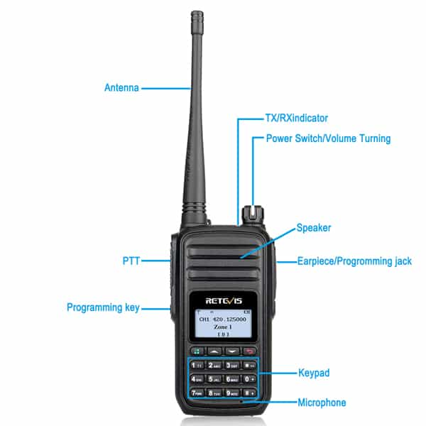 Retevis RT80 DMR Radio