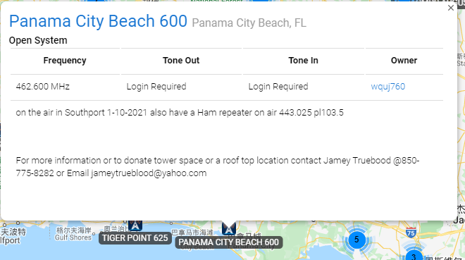 gmrs repeater contact information