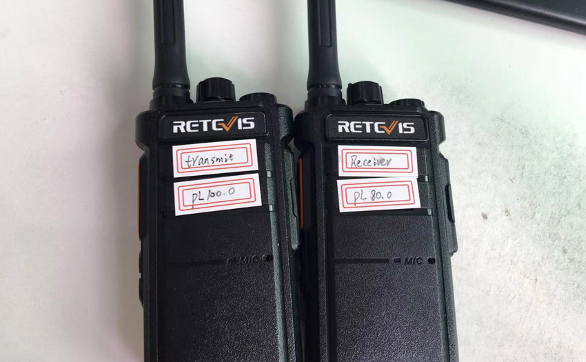 two Retevis RB26 GMRS walkie talkie-1
