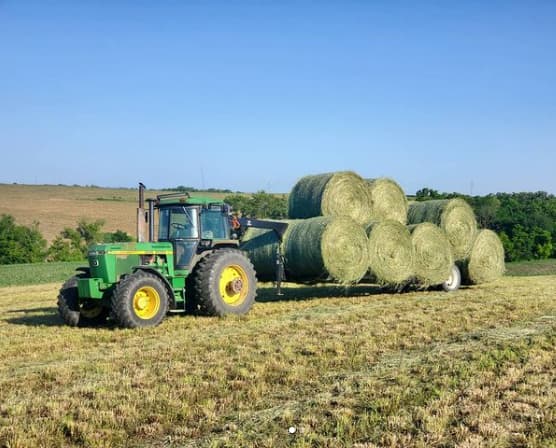 Tractors use mobile radio to help farm communications