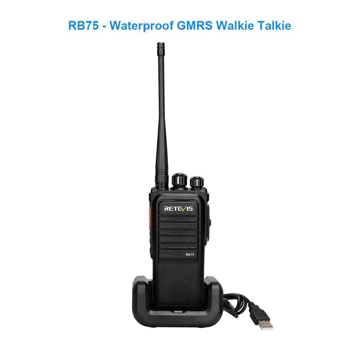 Waterproof GMRS walkie talkie-RB75