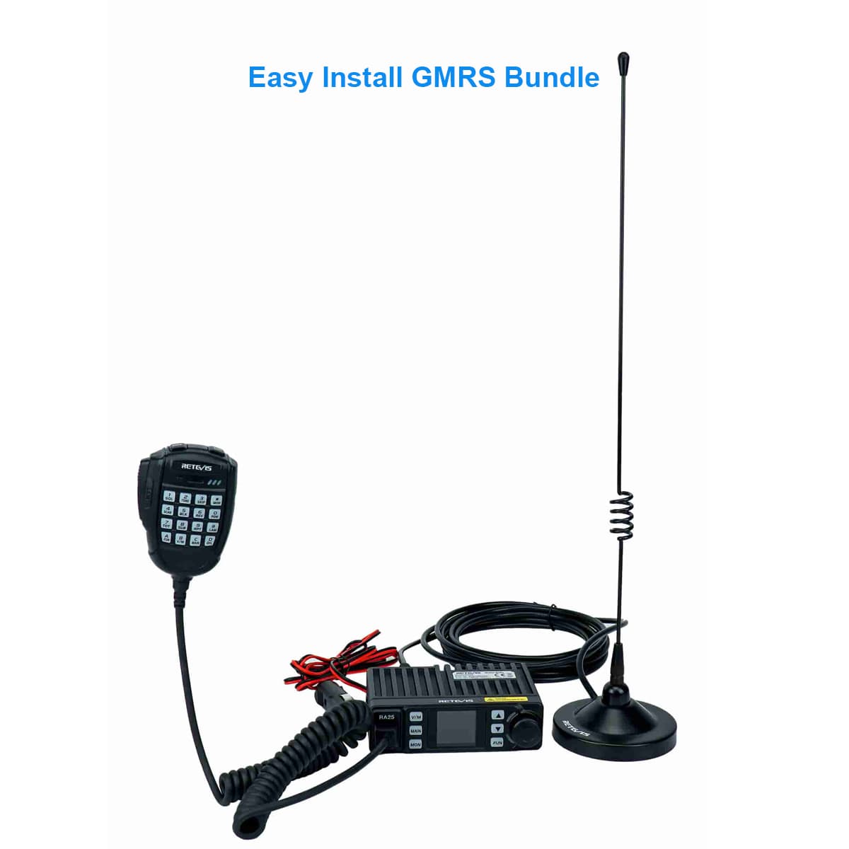 Retevis RA25 20W mobile GMRS radio