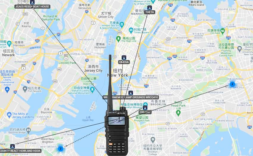 Retevis RA85 gmrs walkie talkie connect to different repeaters with same frequency but different tones
