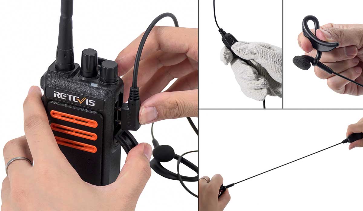 Farm GMRS Radio Solution kits earpiece