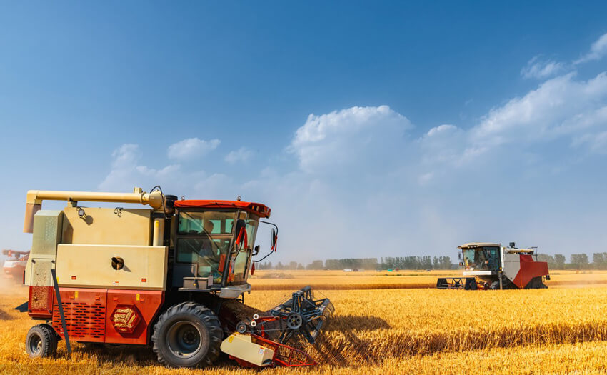 combine harvester radio