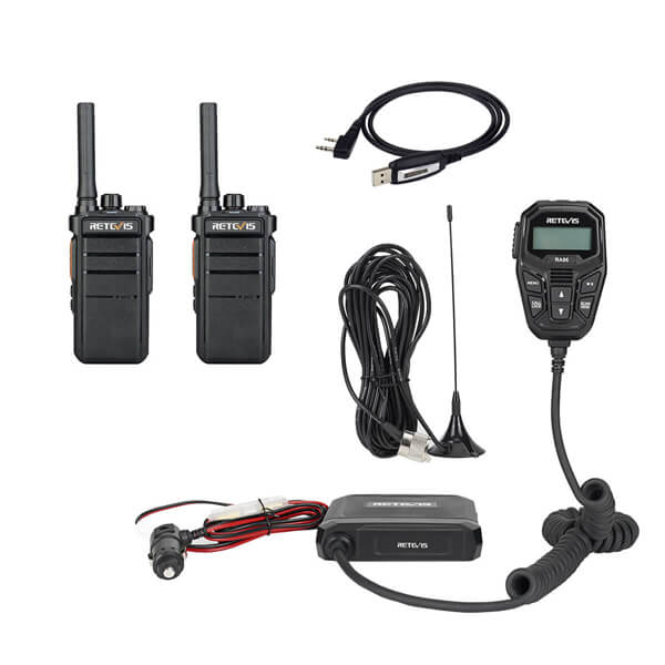 compact gmrs radio bundle