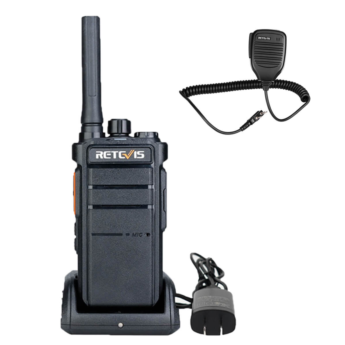 RB26 GMRS Walkie Talkie with Speaker Mic