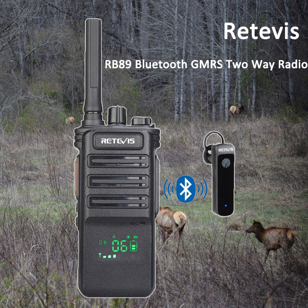 retevis RB89 Bluetooth GMRS Two Way Radio