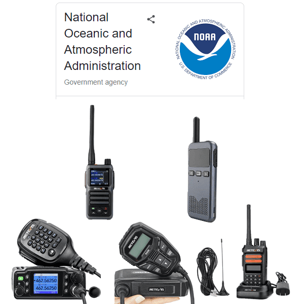 gmrs radio with noaa function