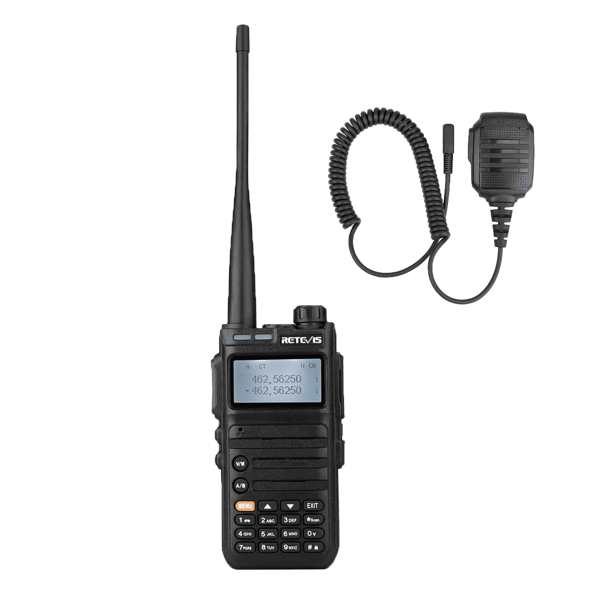 RA85 5w GMRS two way radio with microphone