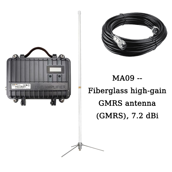 RT97 gmrs repeater and MA09 high gain antenna