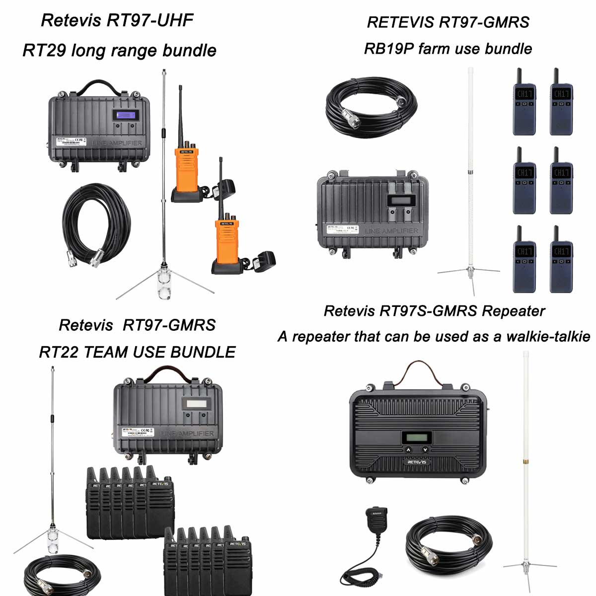 retevis farm use bundle