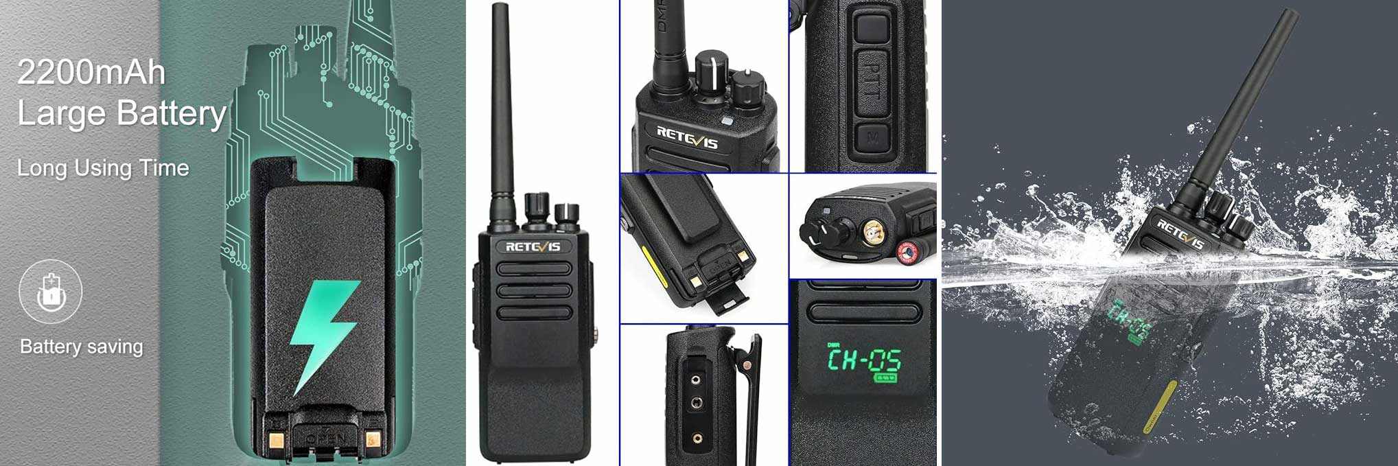 retevis rt50 dmr two way radio