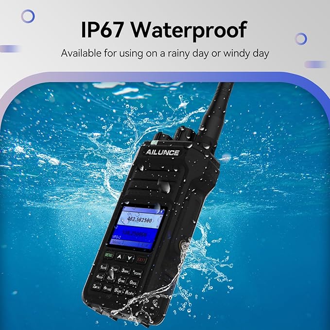 retevis ha1g ip67 waterproof radio