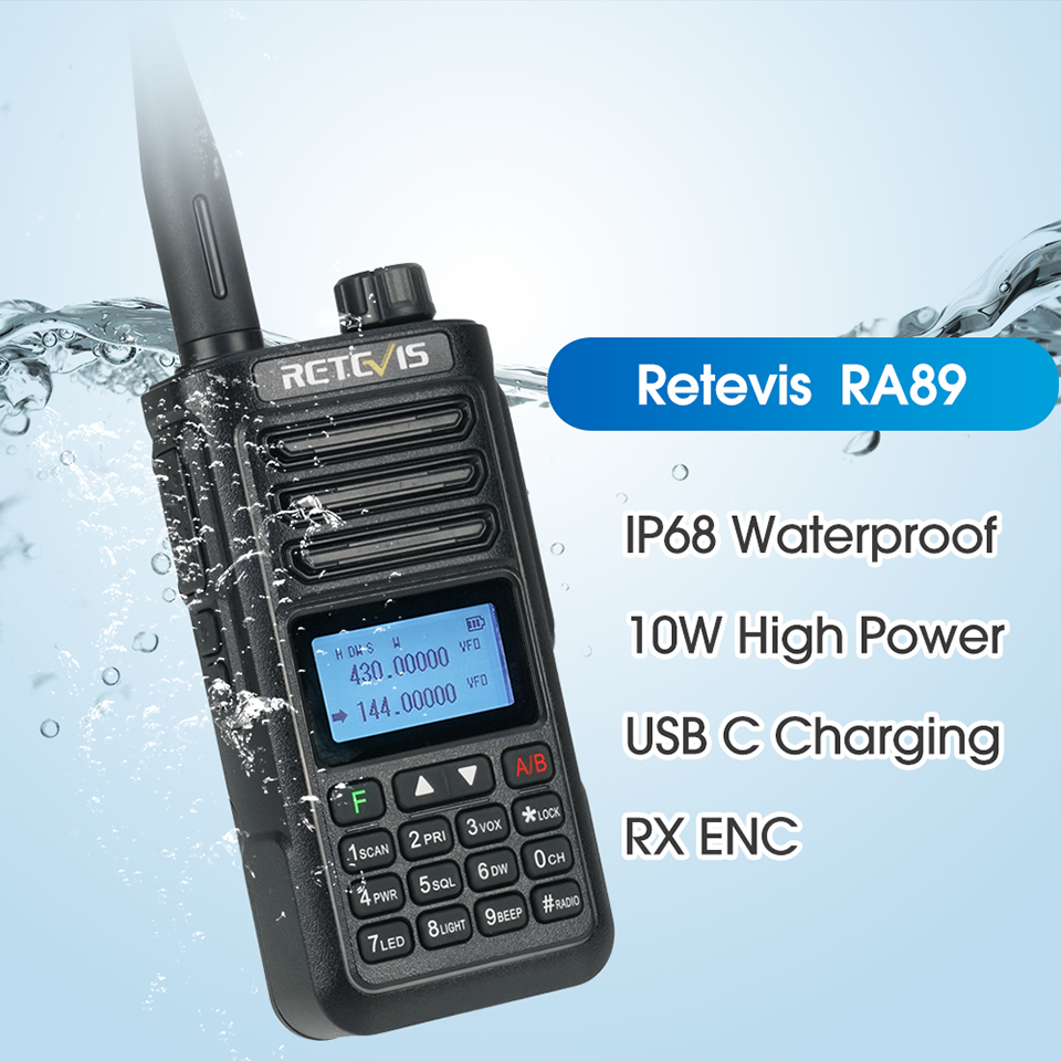 ra89 10w walkie talkie