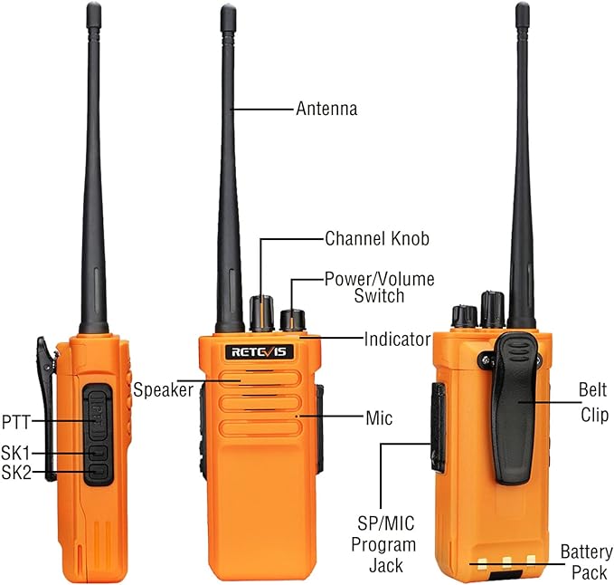 retevis rt29 waterproof two way radio