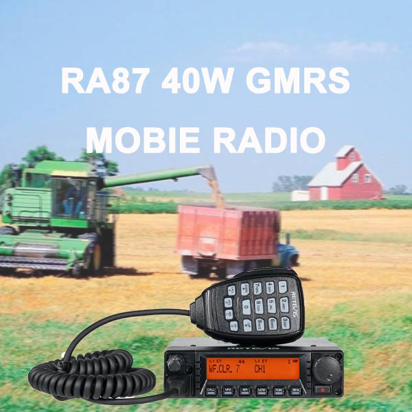 RA87 40W long distance GMRS Mobile Radio