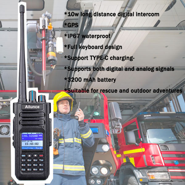 HD1 long Range Dual Band DMR radio