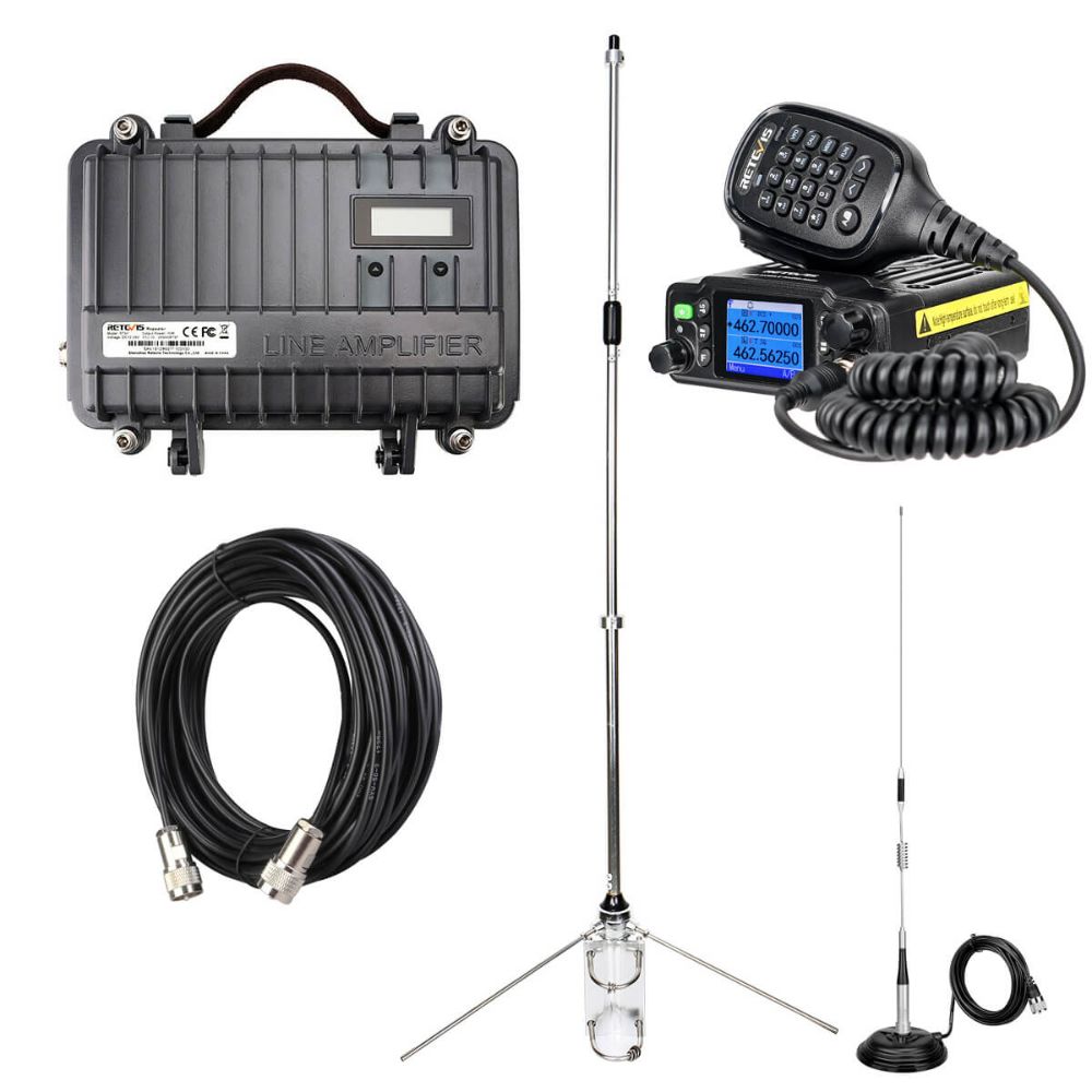 RT97 GMRS Repeater and RB86 GMRS Mobile Radio Bundle