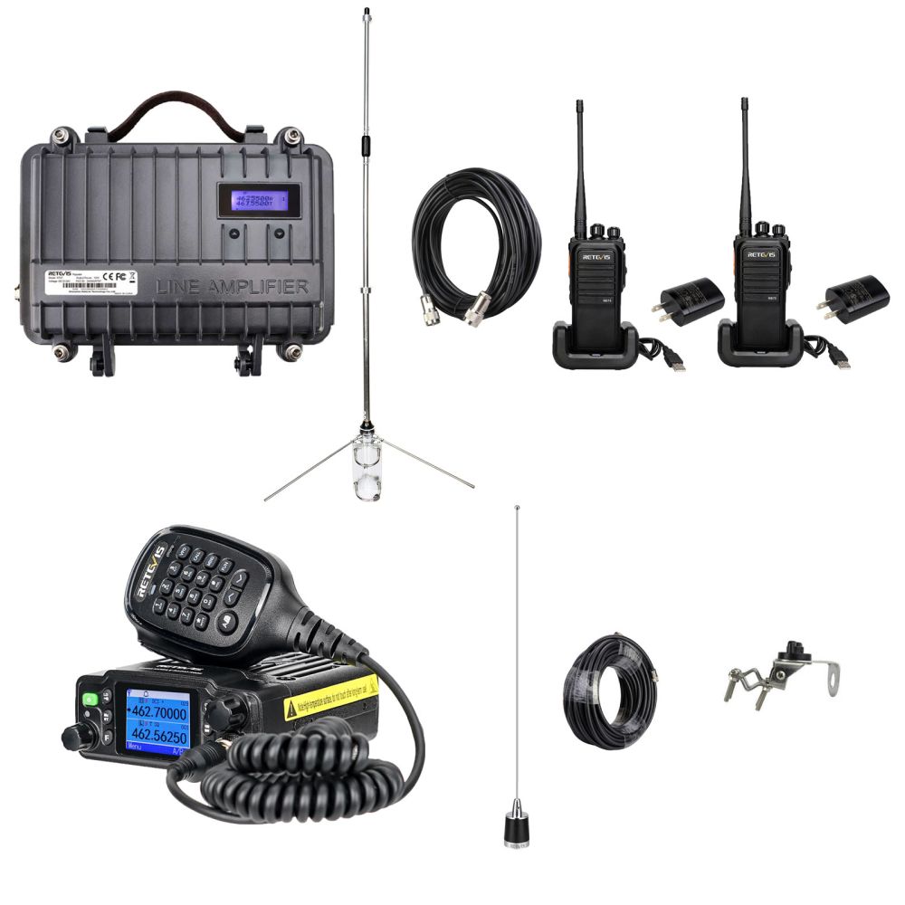 Long Range Rugged and Waterproof Farm Radio Kit