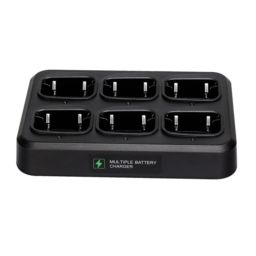 6-way Rapid charger station for Retevis RT8 RT81 RT82 RT83 RT87 RT50 Radios
