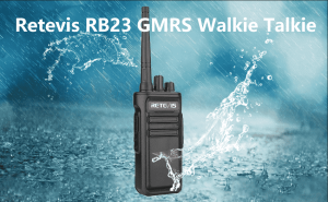 What are the features of Retevis RB23 GMRS walkie talkie? doloremque